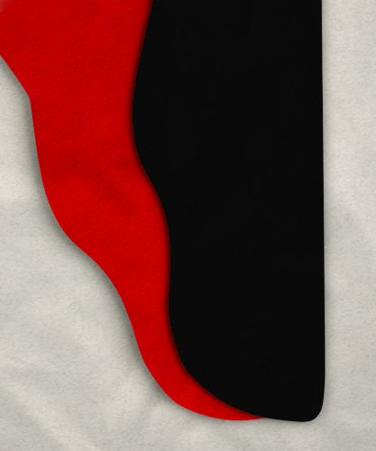 Two Color Tights - Black/Red<br>39-42 x 30