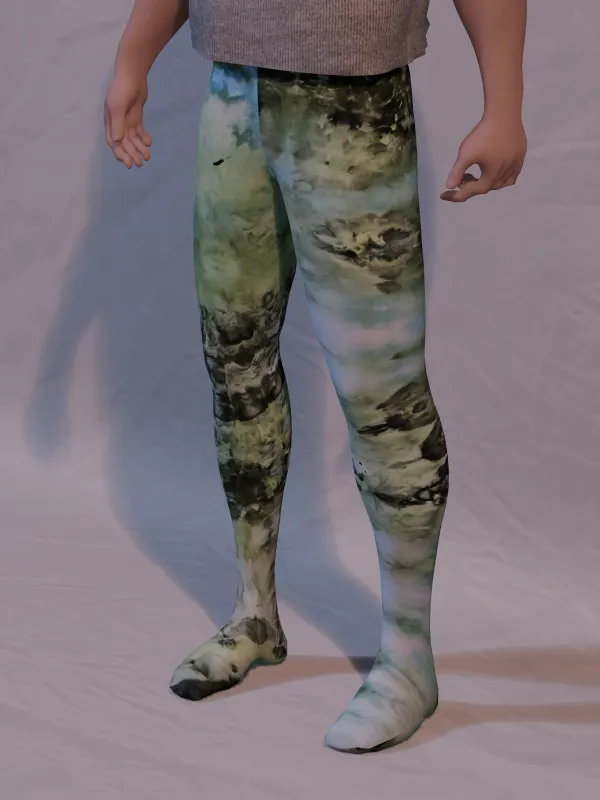 Green/Cyan Ice Dye image 4