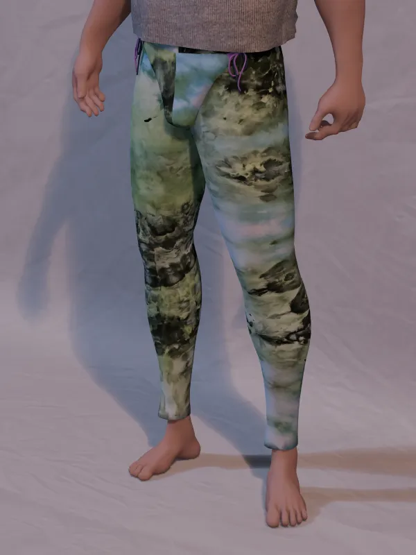 Green/Cyan Ice Dye