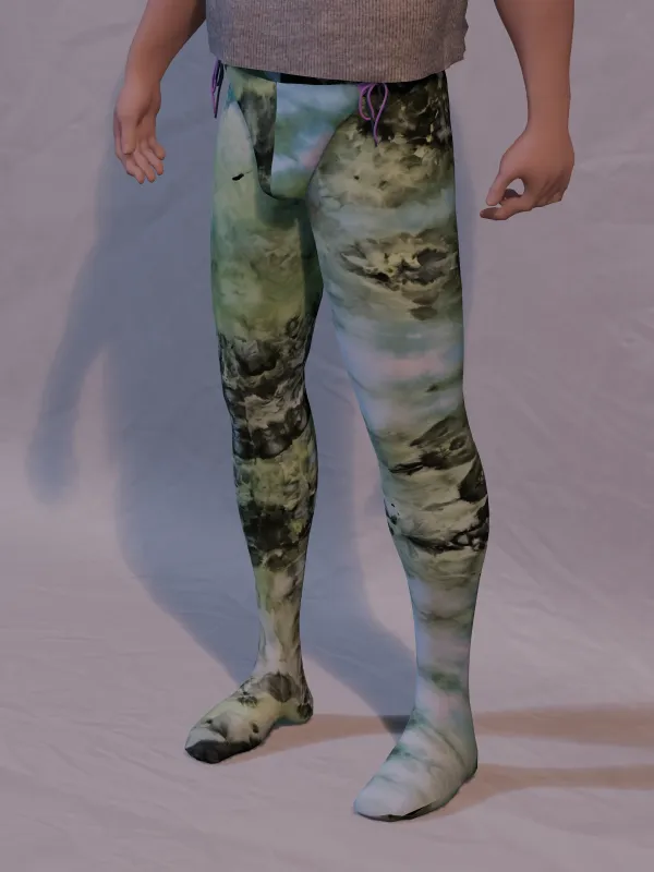 Green/Cyan Ice Dye image 3