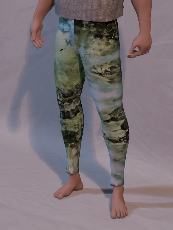 Green/Cyan Ice Dye image 2
